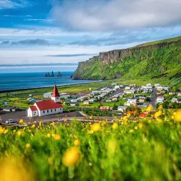 A summer day in Vík í Mýrdal, Iceland. Summit Art Creations/Shutterstock