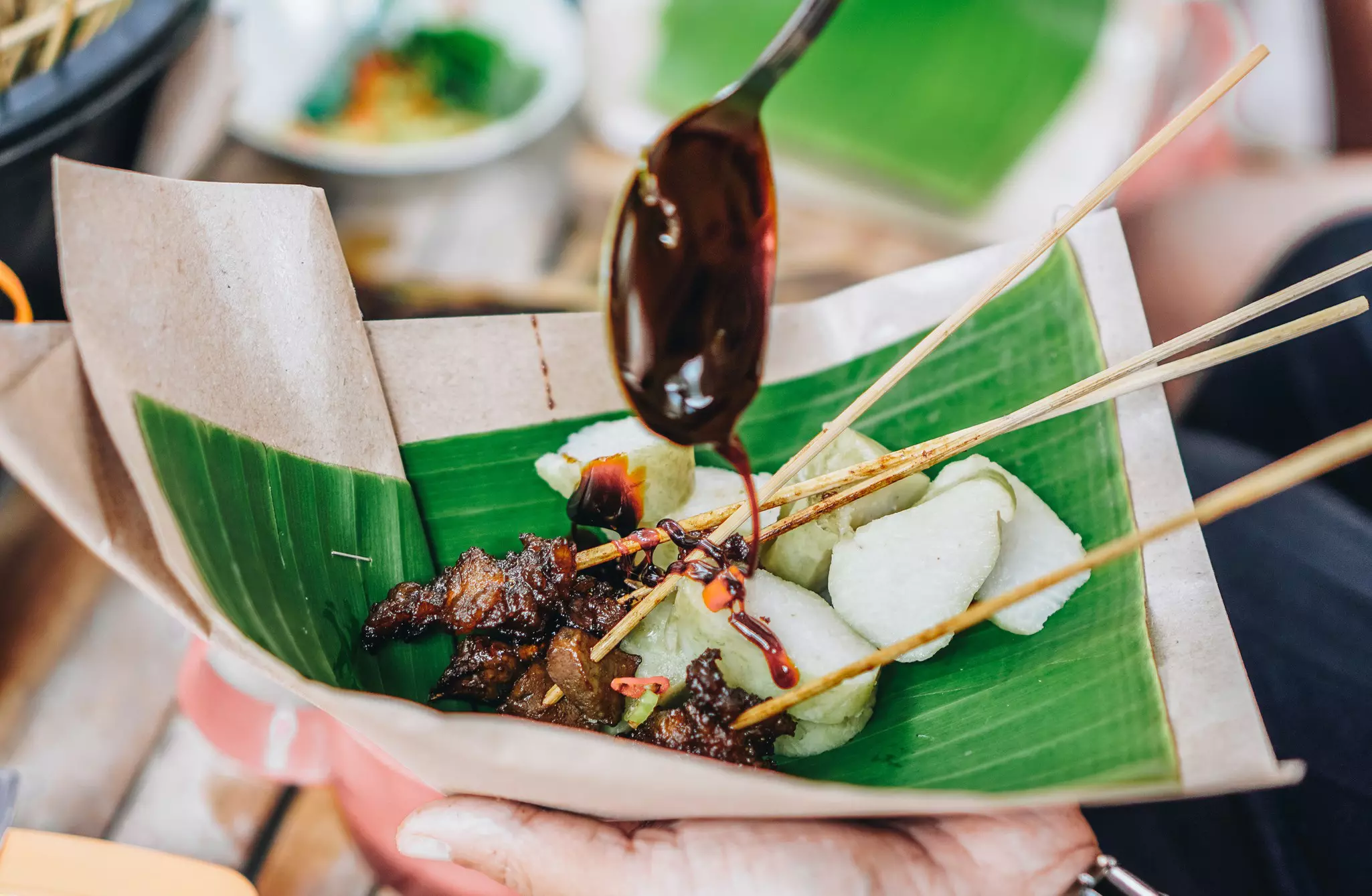 Satay is one of Indonesia's cheap street eats that's become a mainstay of Asian cuisine © Alfian Widiantono / Getty Images
