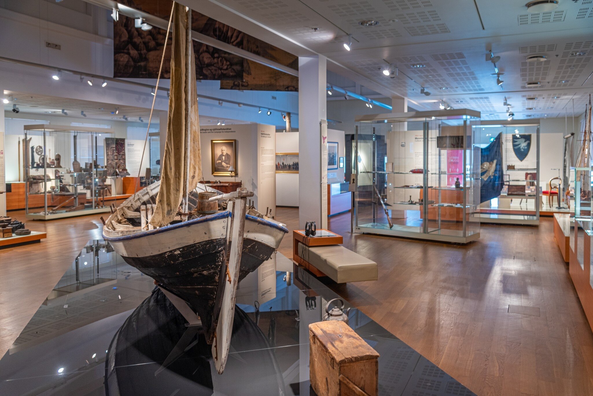 Reykjavik, Iceland, August 30, 2020: Exhibition inside of the national museum of Iceland in Reykjavik  License Type: media  Download Time: 2023-08-02T14:35:49.000Z  User: FergalCo  Is Editorial: Yes  purchase_order:   