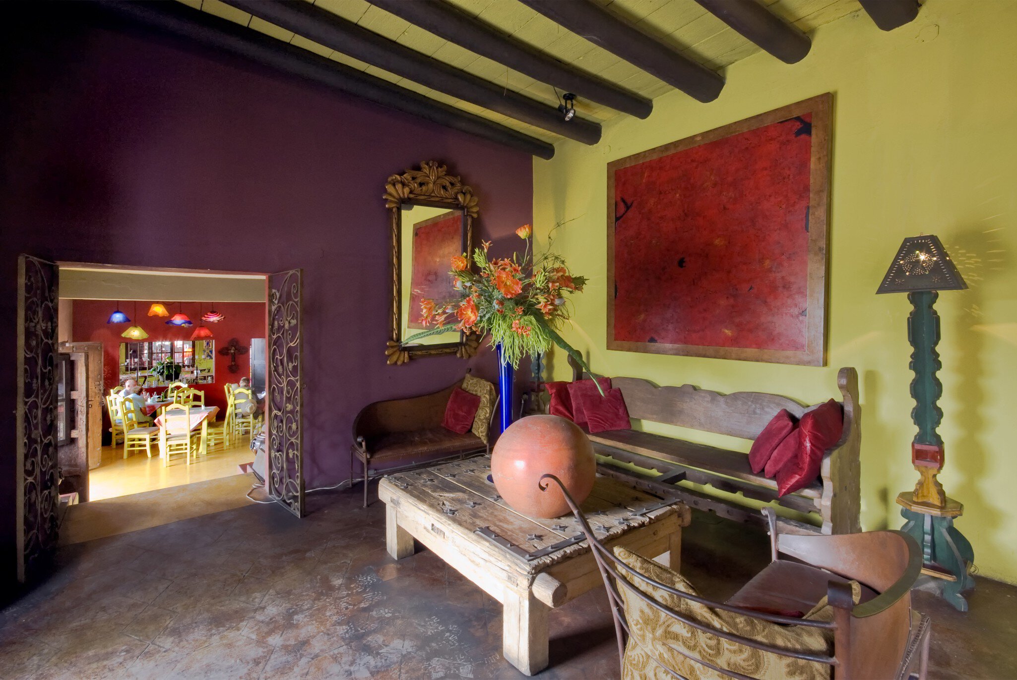 Hotel California lobby interior.