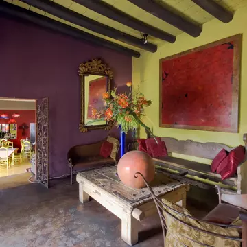 Hotel California lobby interior.