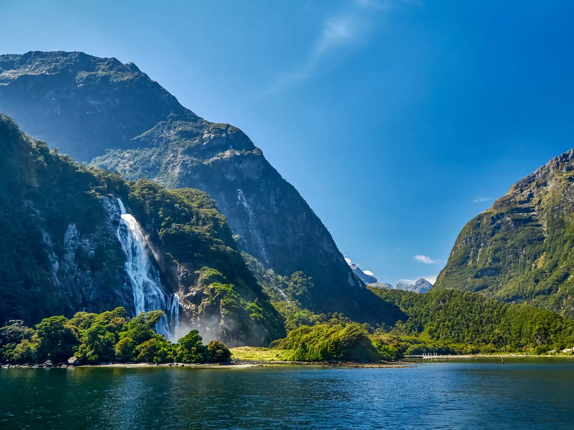 Lady Bowen Falls is one of two year-round waterfalls in Milford Sound.
939027862
milford sound