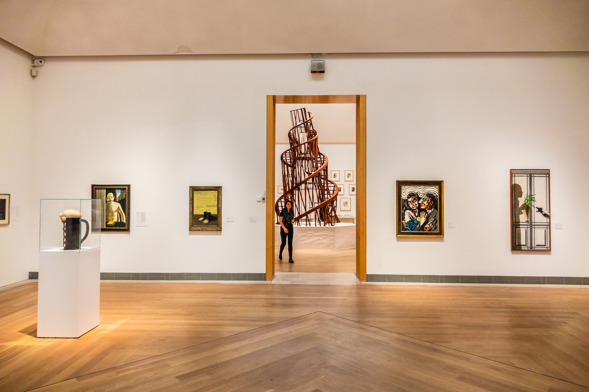 SWEDEN, STOCKHOLM - JUNE 13, 2017: General view of Interior in Museum of Modern Art (Moderna Museet).  License Type: media  Download Time: 2021-08-12T09:25:19.000Z  User: clairenaylor  Is Editorial: Yes  purchase_order:   