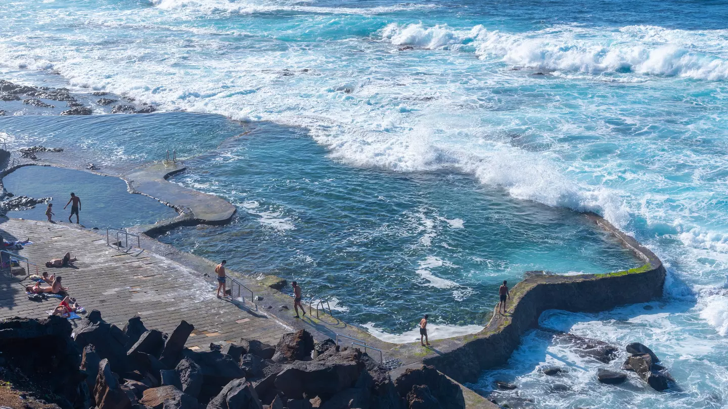 La Maceta rock pool on El Hierro island in the Canary islands