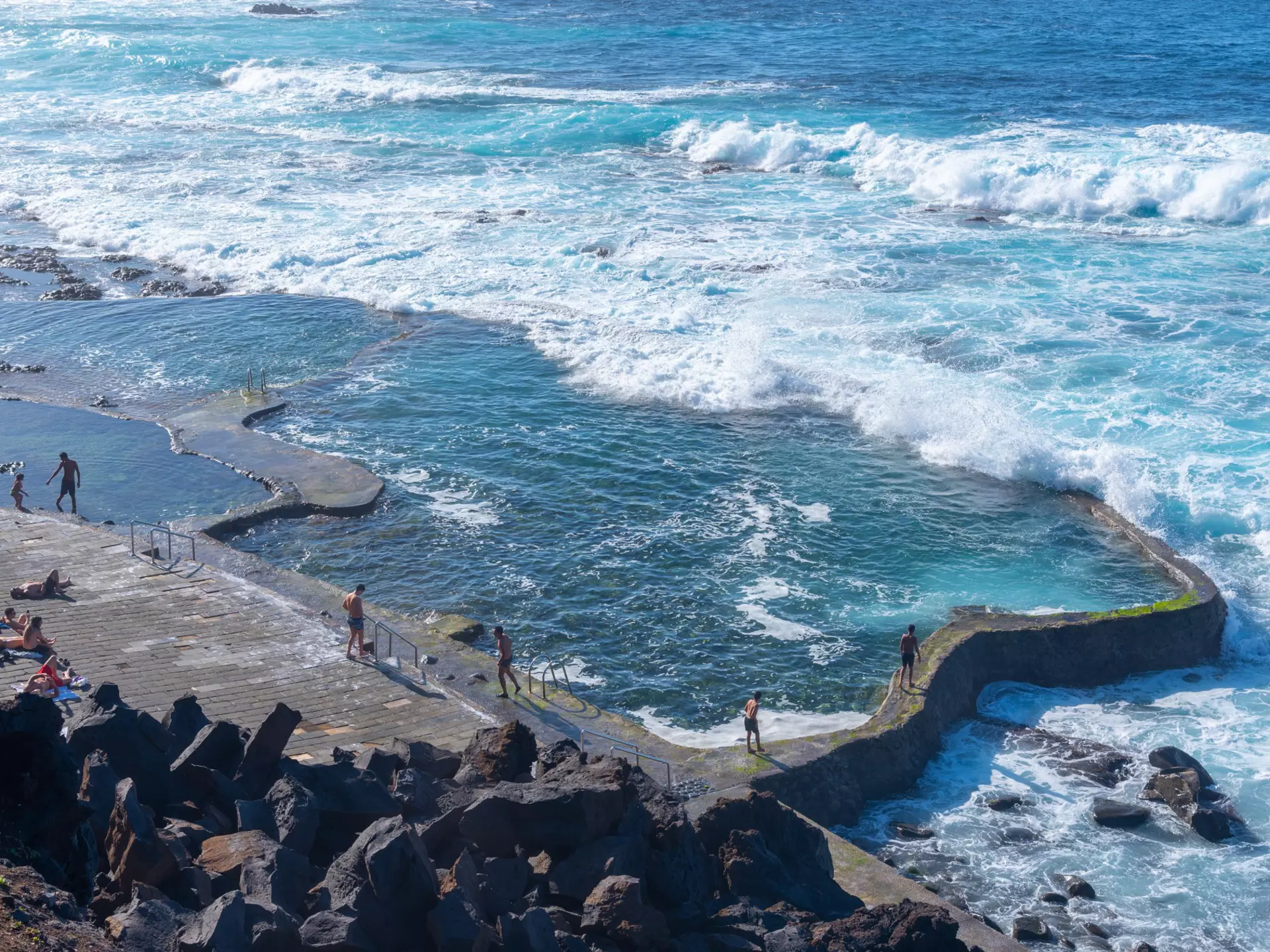 La Maceta rock pool on El Hierro island in the Canary islands