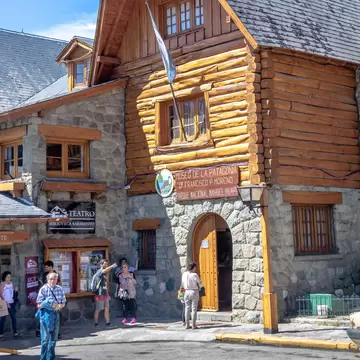 Exterior of Patagonia Museum in Bariloche, Patagonia, Argentina.