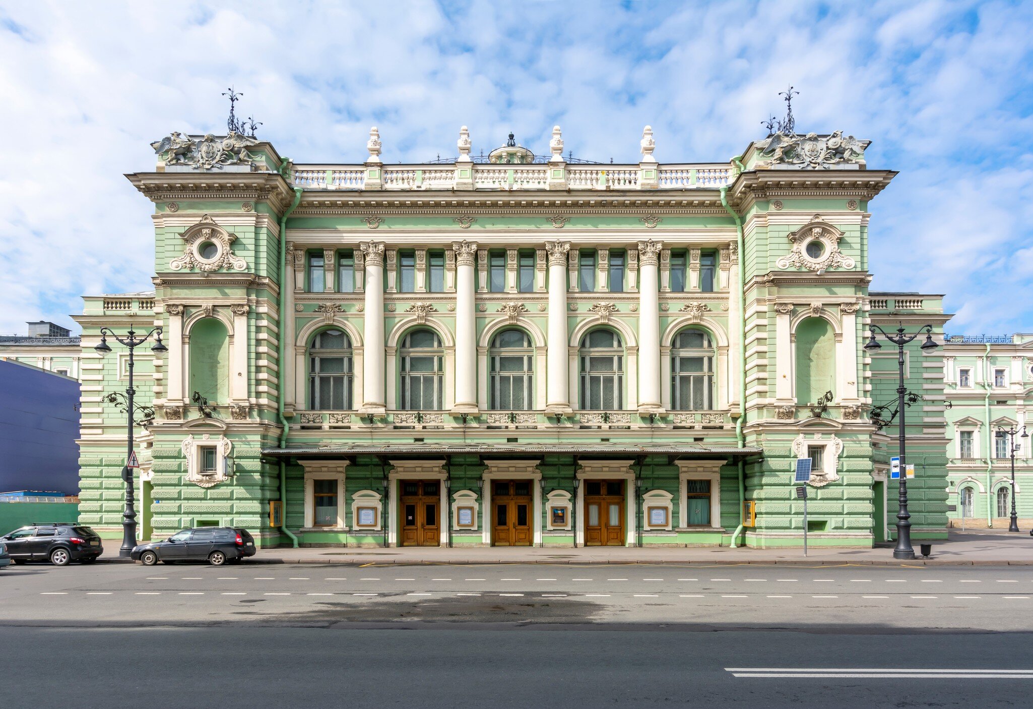 Mariinsky theater of opera and ballet in Saint Petersburg, Russia; Shutterstock ID 1751419403;