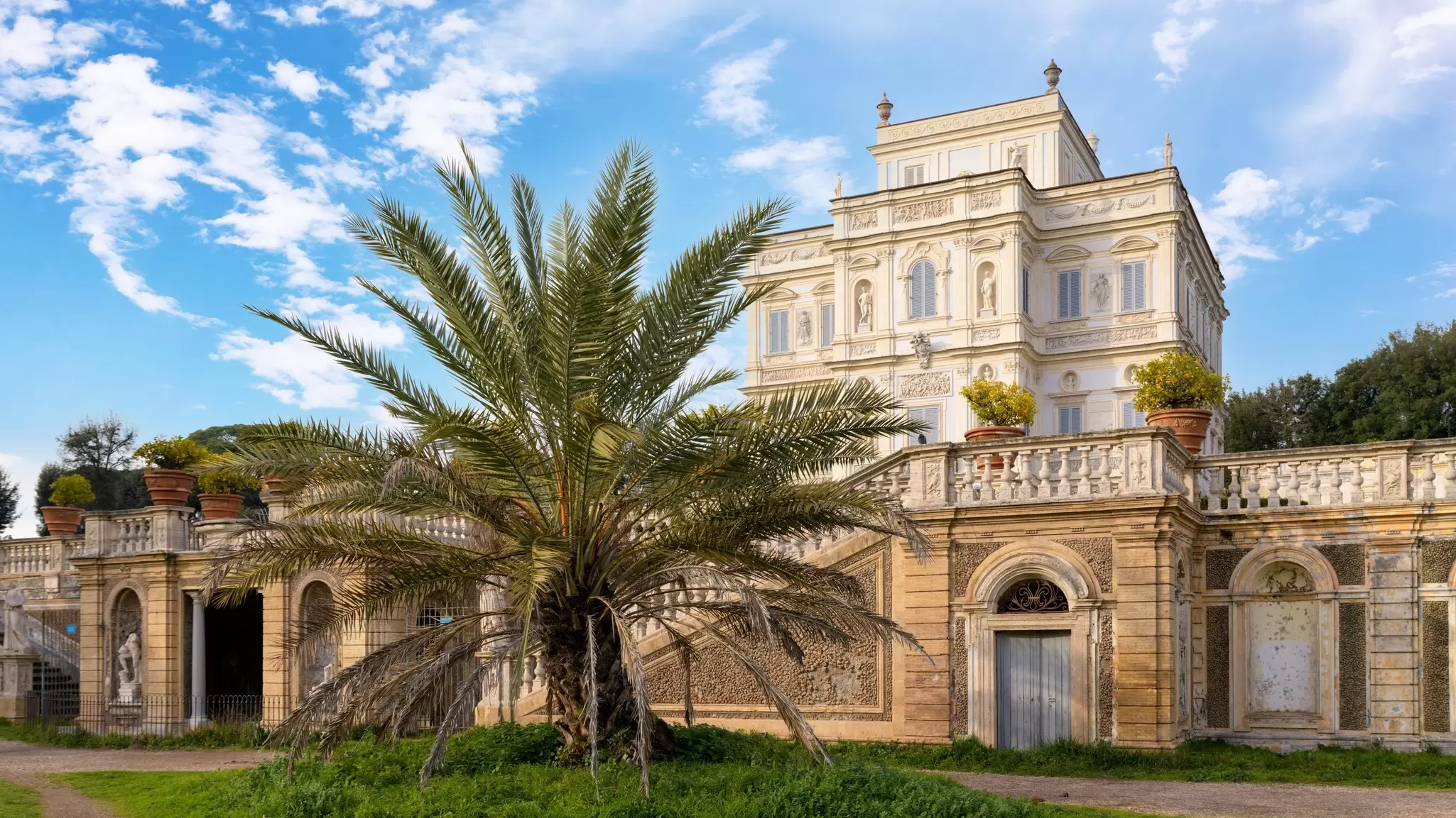 The Casino del Bel Respiro on the Villa Doria Pamphilj estate in Rome, Italy.