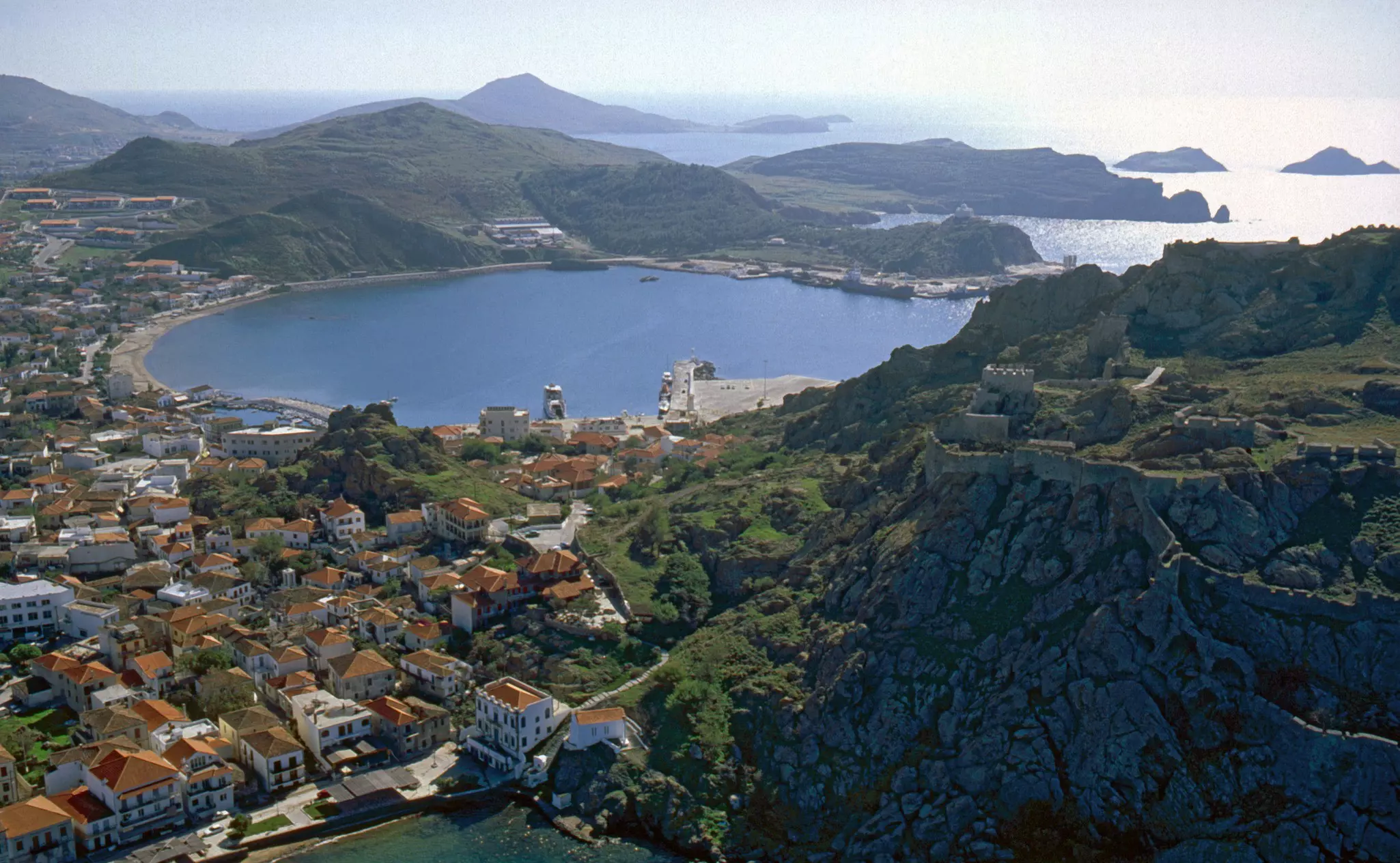 Limnos is scattered with beautiful stone villages, lakes and wetlands, ancient theaters, temples, and windmills © K. Vergas / GNTO