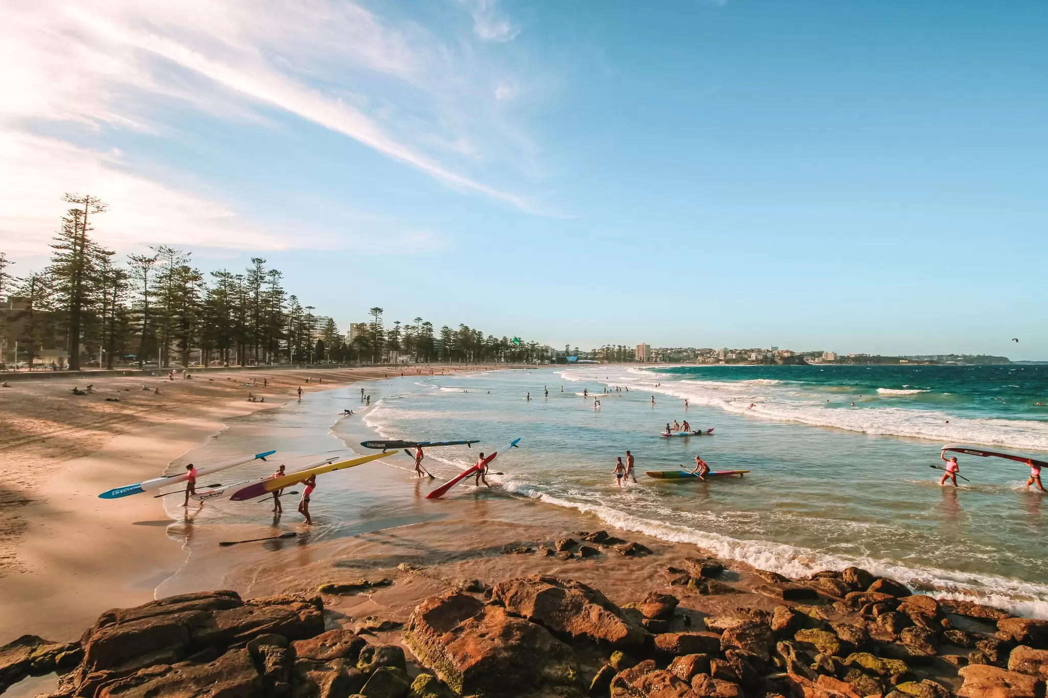 Sydney's Manly Beach at sunset. Icktravels.com/Shutterstock