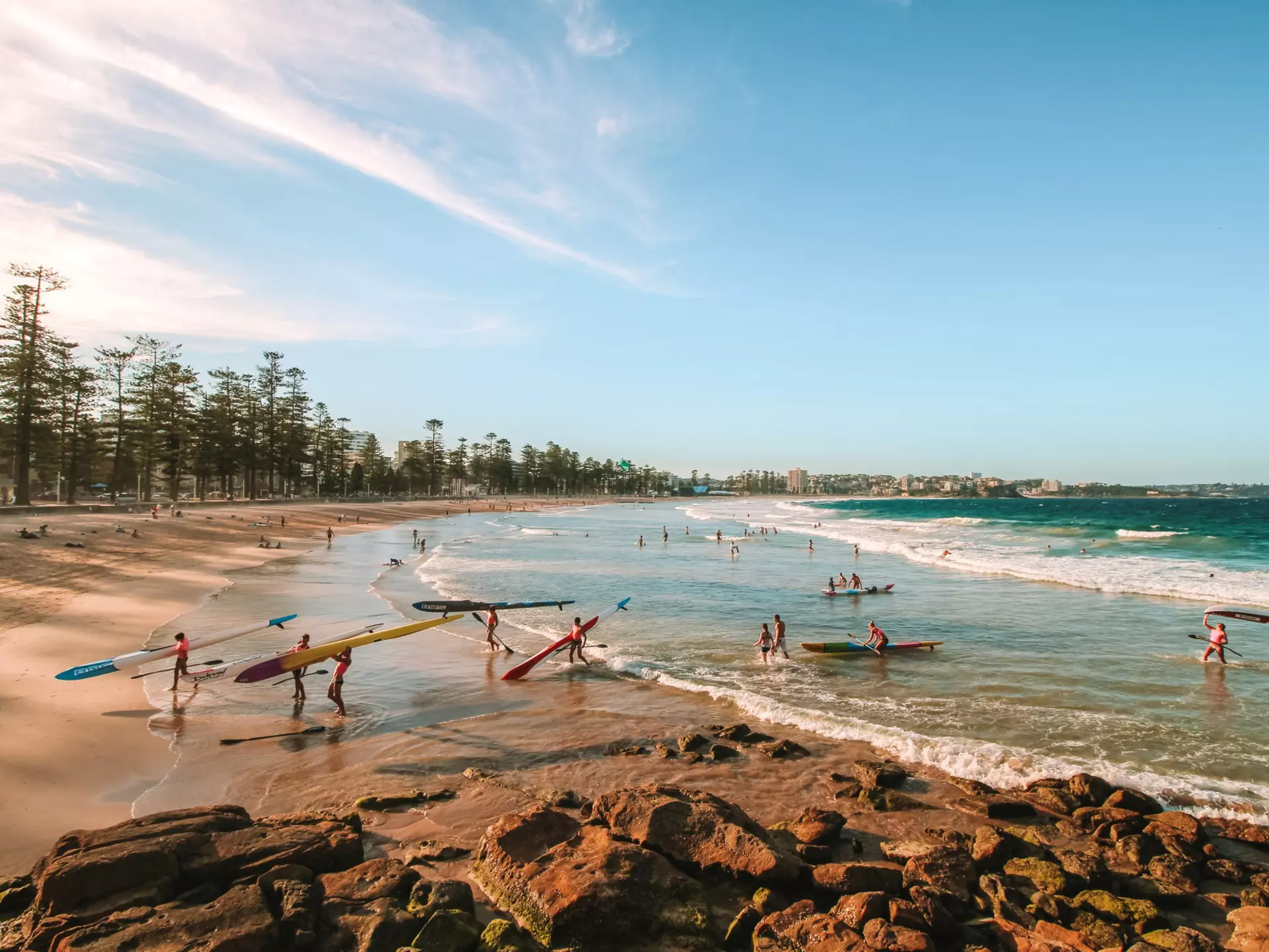 Sydney's Manly Beach at sunset. Icktravels.com/Shutterstock