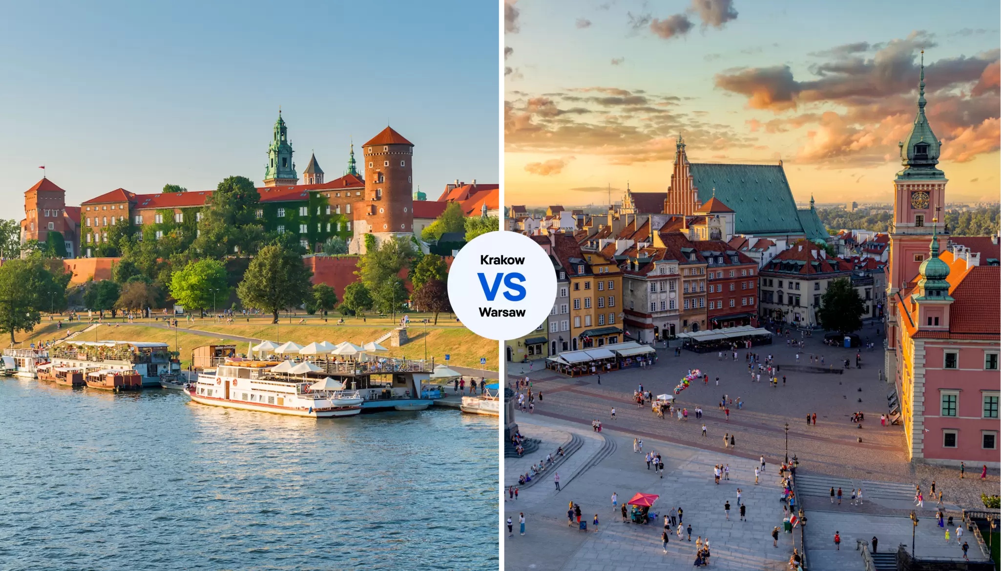 Don't worry if you can't choose between Warsaw and Kraków, our writers are here to help. Getty Images