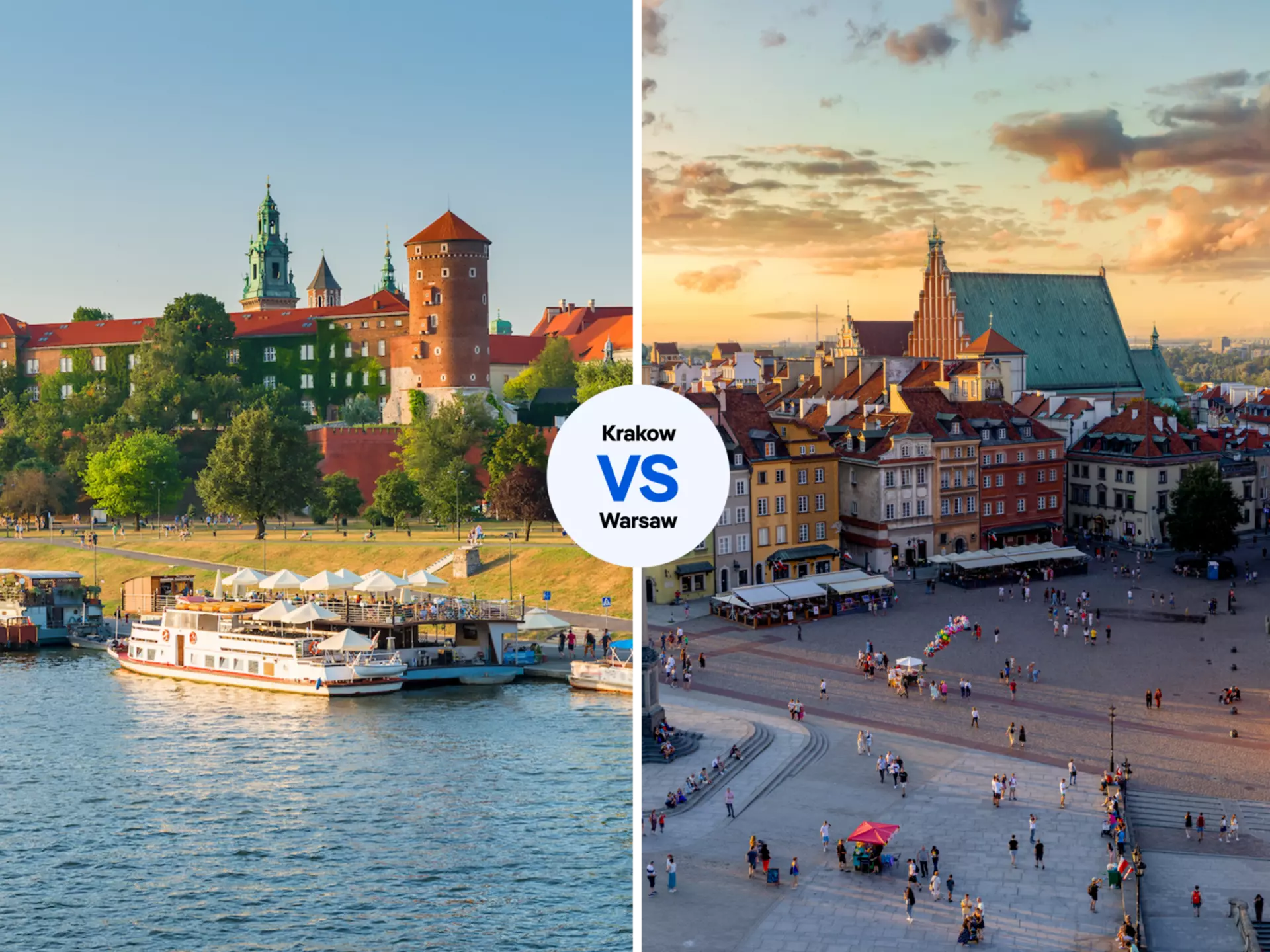 Don't worry if you can't choose between Warsaw and Kraków, our writers are here to help. Getty Images