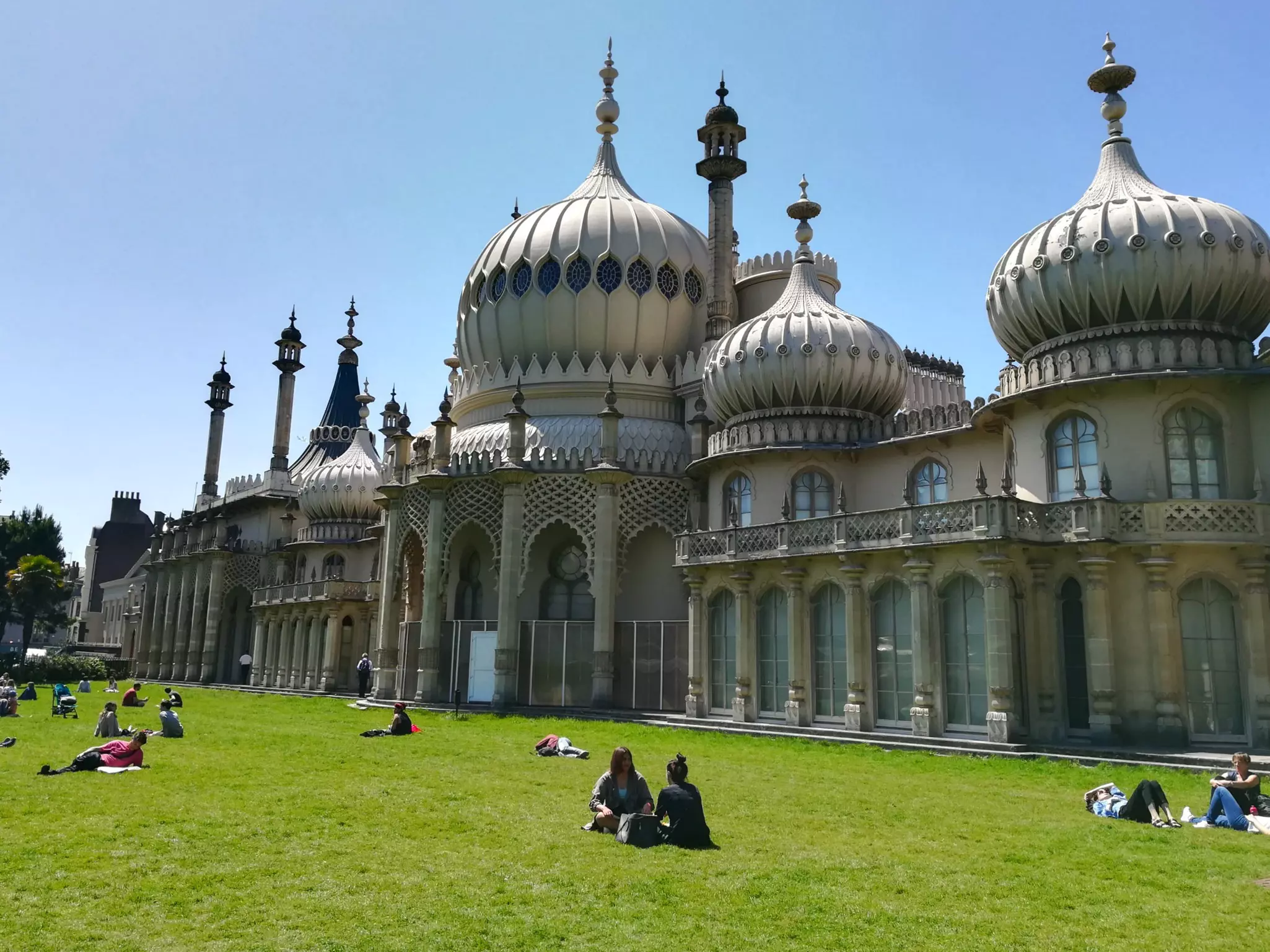 Lawns in front of Brighton Pavilion