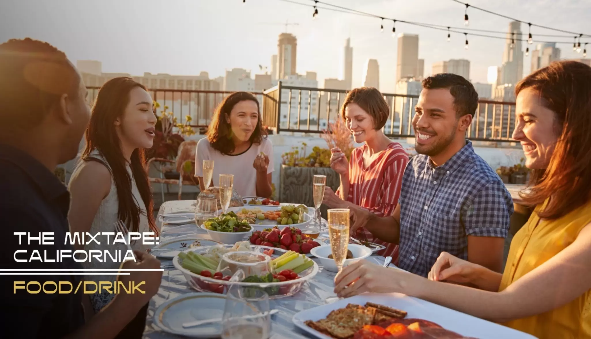 California is the perfect place to sample the bounties of the land and sea on a food-inspired road trip © Photo by Monkey Business Images / Shutterstock; Graphics by Jacob Rhoades / Lonely Planet