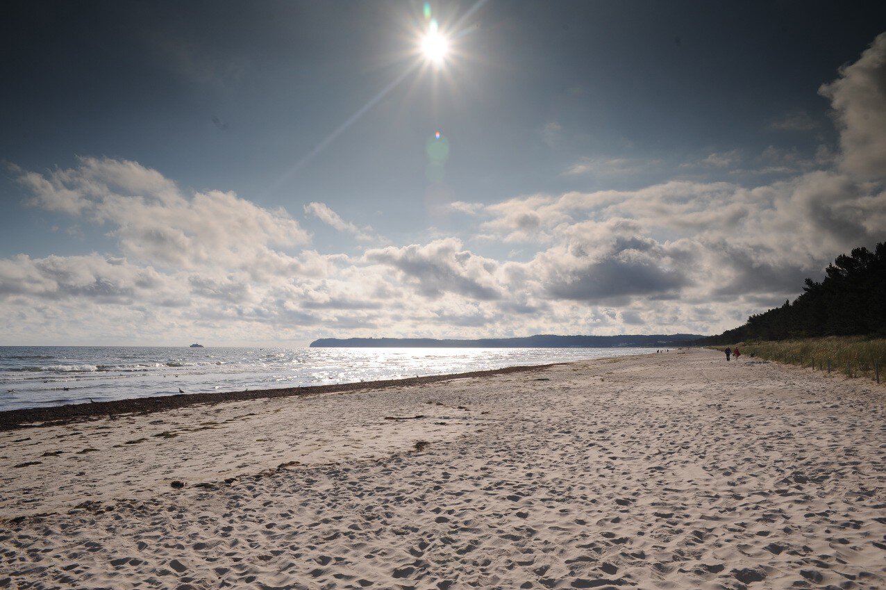 Overview of Prora beach.