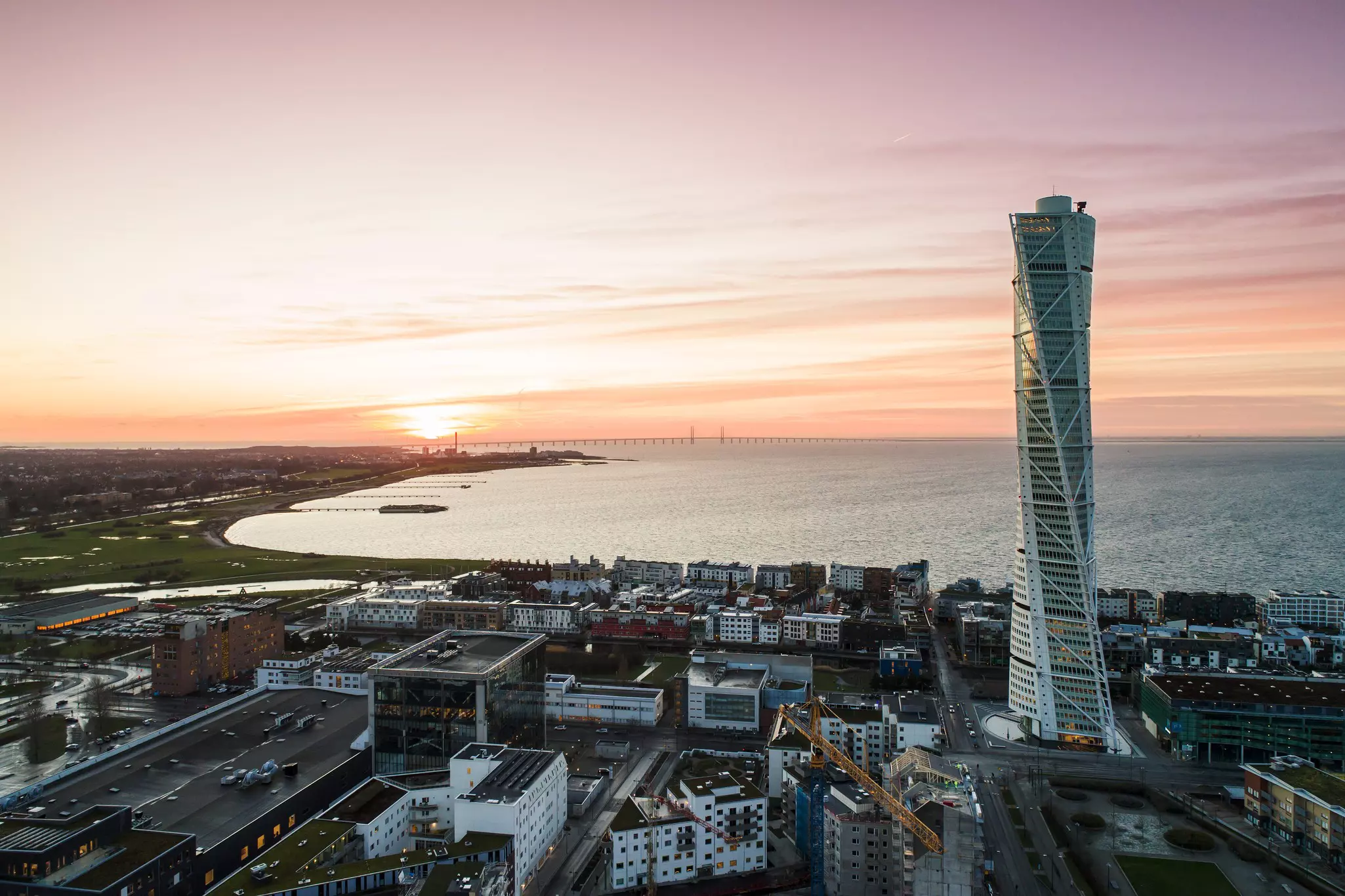Santiago Calatrava’s Turning Torso tower is a landmark of Malmö’s skyline © Kentaroo Tryman / Getty Images