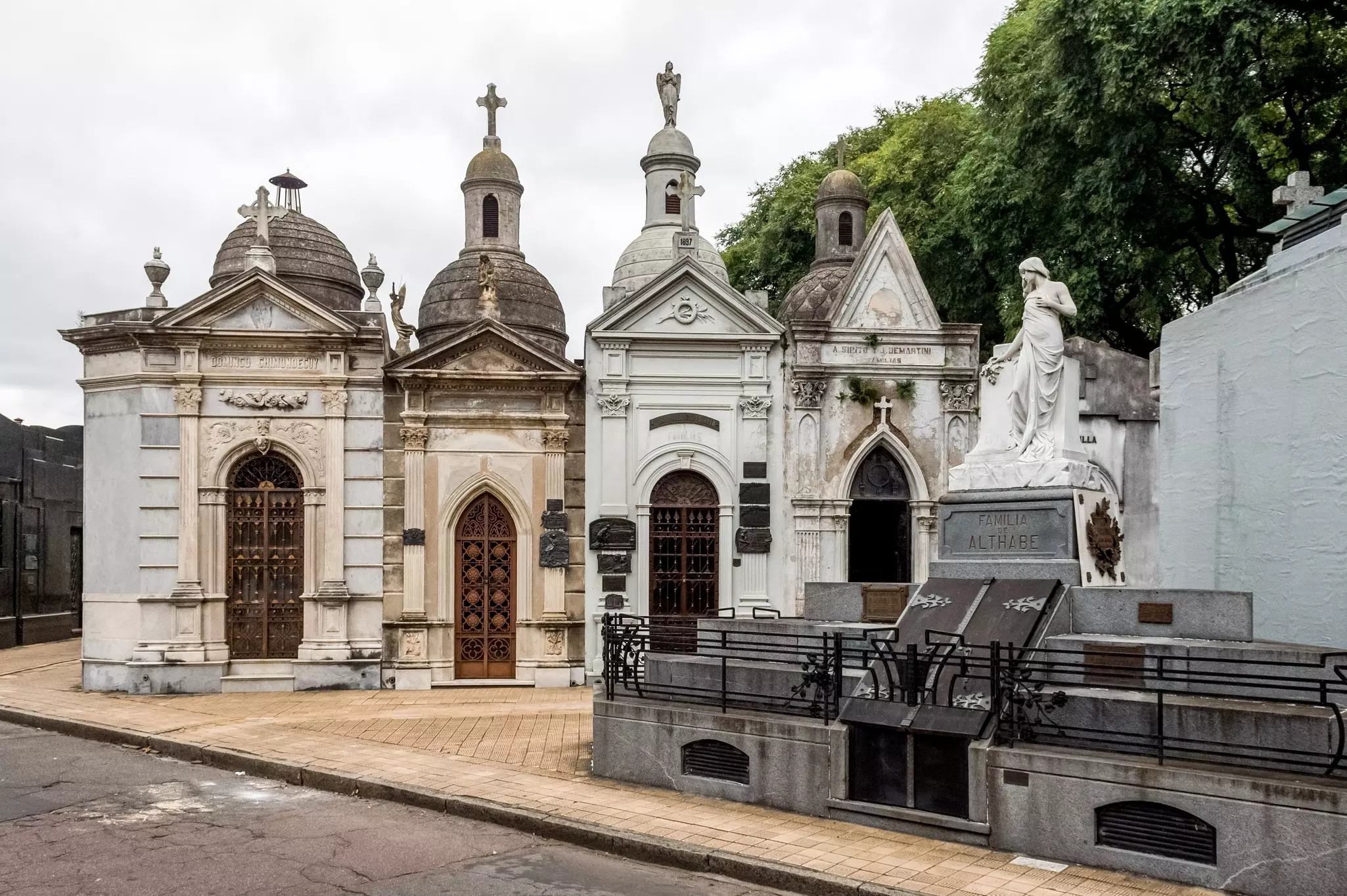 The Chacarita Cemetery, built during the 1871 yellow fever epidemic. 279photo Studio/Shutterstock