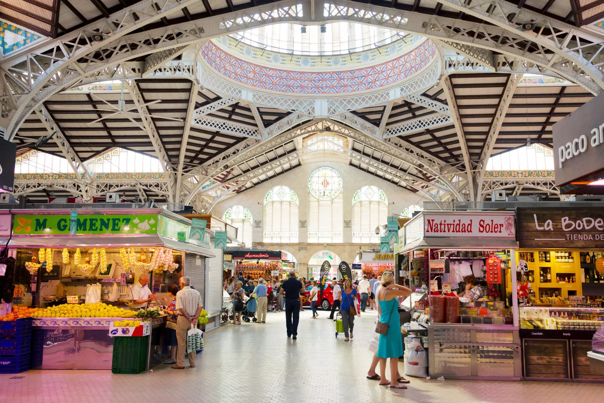 Mercado Central is one of Valencia's most-loved shopping spots and tourist attractions © Andrei Rybachuk / Shutterstock