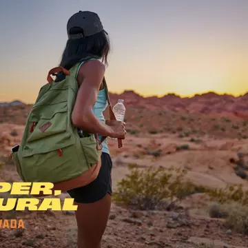 Even in vast and rugged Nevada, you’ll have plenty of opportunities to get away for an easy adventure © Joshua Resnick / Shutterstock; Graphics by Dustin Johnson / Lonely Planet