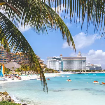 Hotels line the beach in Cancún. pawel.gaul/Getty Images