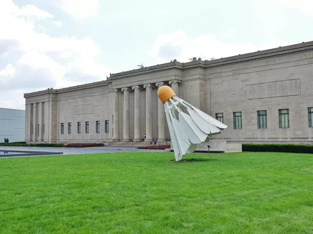 KANSAS CITY, MO -17 AUG 2018- View of the Nelson-Atkins Museum of Art located in Kansas City, Missouri.; Shutterstock ID 1203239314;