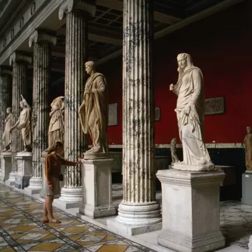 Ny Carlsberg Glyptotek (collection of sculpture) in Copenhagen, Denmark. The famous brewer and Carlsberg beer founder Carl Jacobsen built it to house his art collection between 1897 and 1906. 