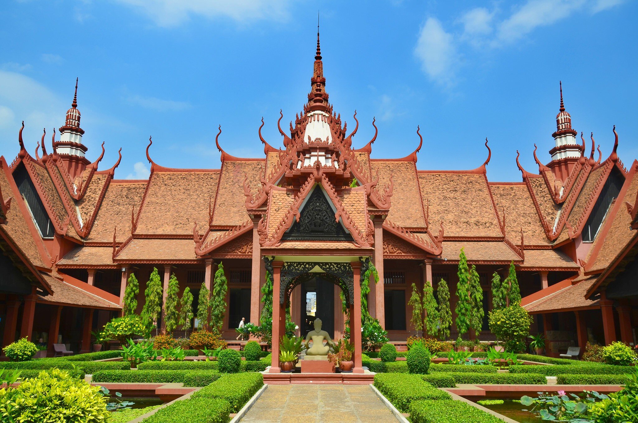 The National Museum of Cambodia (Sala Rachana) in Phnom Penh is Cambodia's largest museum of cultural history and is the country's leading historical and archaeological museum.