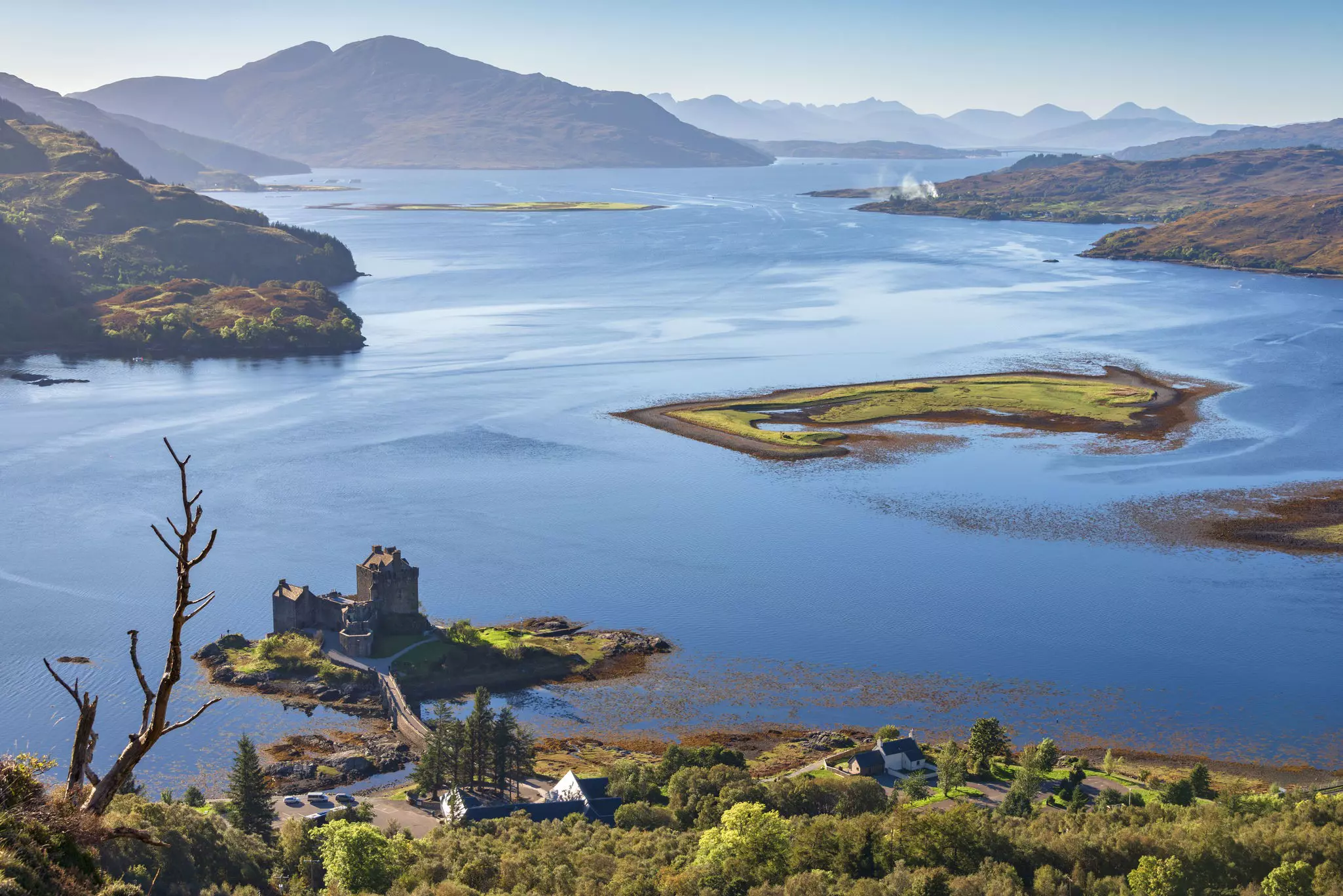 Eilean Donan Castle and Loch Duich, Dornie, Scotland, United Kingdom