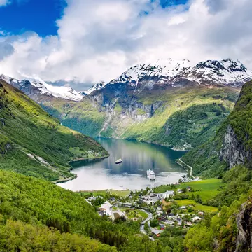 Geiranger fjord, Beautiful Nature Norway. It is a 15-kilometre (9.3 mi) long branch off of the Sunnylvsfjorden, which is a branch off of the Storfjorden (Great Fjord).
300215978
breathtaking, ferry, nobody, natural, green, north, liner, calm, travel, day, shipping, deep, holiday, norway, summer, ship, ice, clouds, lapse, lifestyle, heritage, blue, beauty, mountain, outdoors, tourists, sky, scenic, tourism, sea, fjord, beautiful, water, nature, scandinavia, landscape, geiranger, norge, romsdal, geirangerfjord, motor