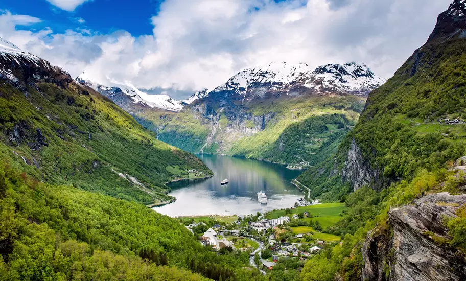 The Geirangerfjord in Norway