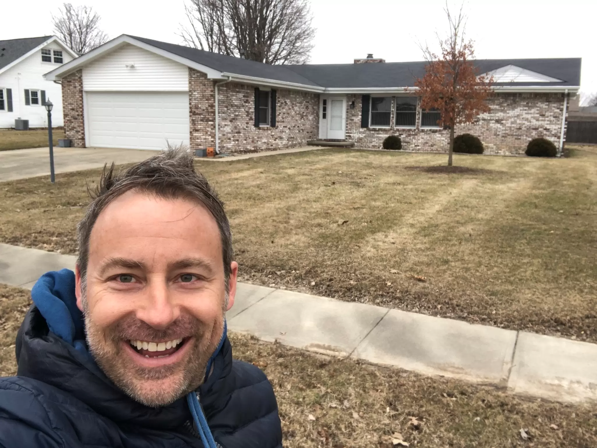 A childhood home in Marion, Indiana