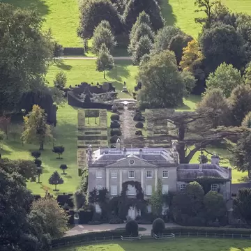 **RIGHTS MANAGED**
TETBURY, UNITED KINGDOM - SEPTEMBER 15: One mile south west of Tetbury lies the Georgian style home of Charles, Prince of Wales, Highgrove on September 15, 2006 . The 18th century residence is surrounded by 900 acres of organic land currently farmed by the Duchy of Cornwall. 
Uploaded for app use only.