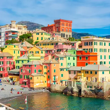 canto-muq00los - Boccadasse in Genoa, Italy. Stefano Zaccaria/Shutterstock
