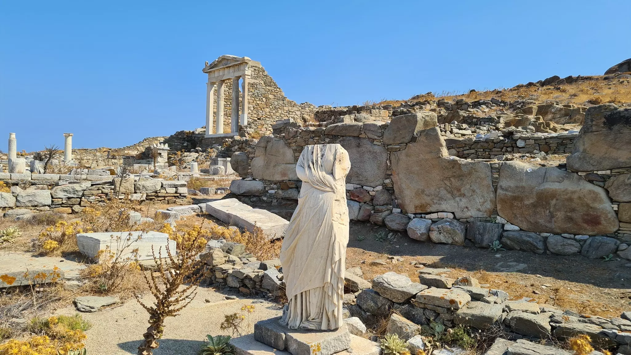 Immerse yourself in antiquity on the island of Delos