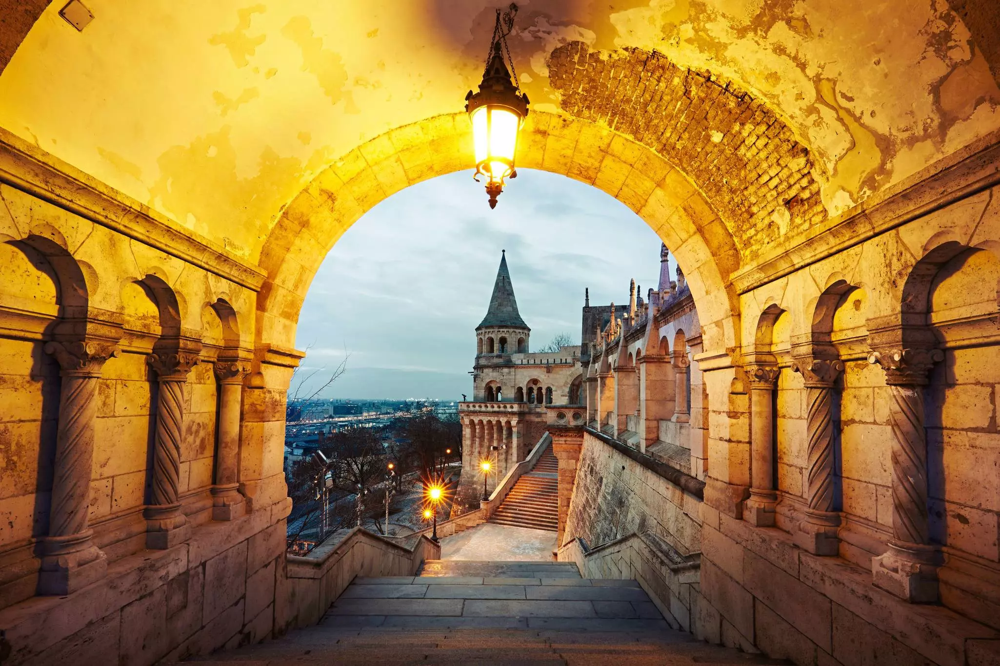 Fisherman's Bastion, dawn in Budapest, Hungary ©Jaromír Chalabala/Alamy Stock Photo