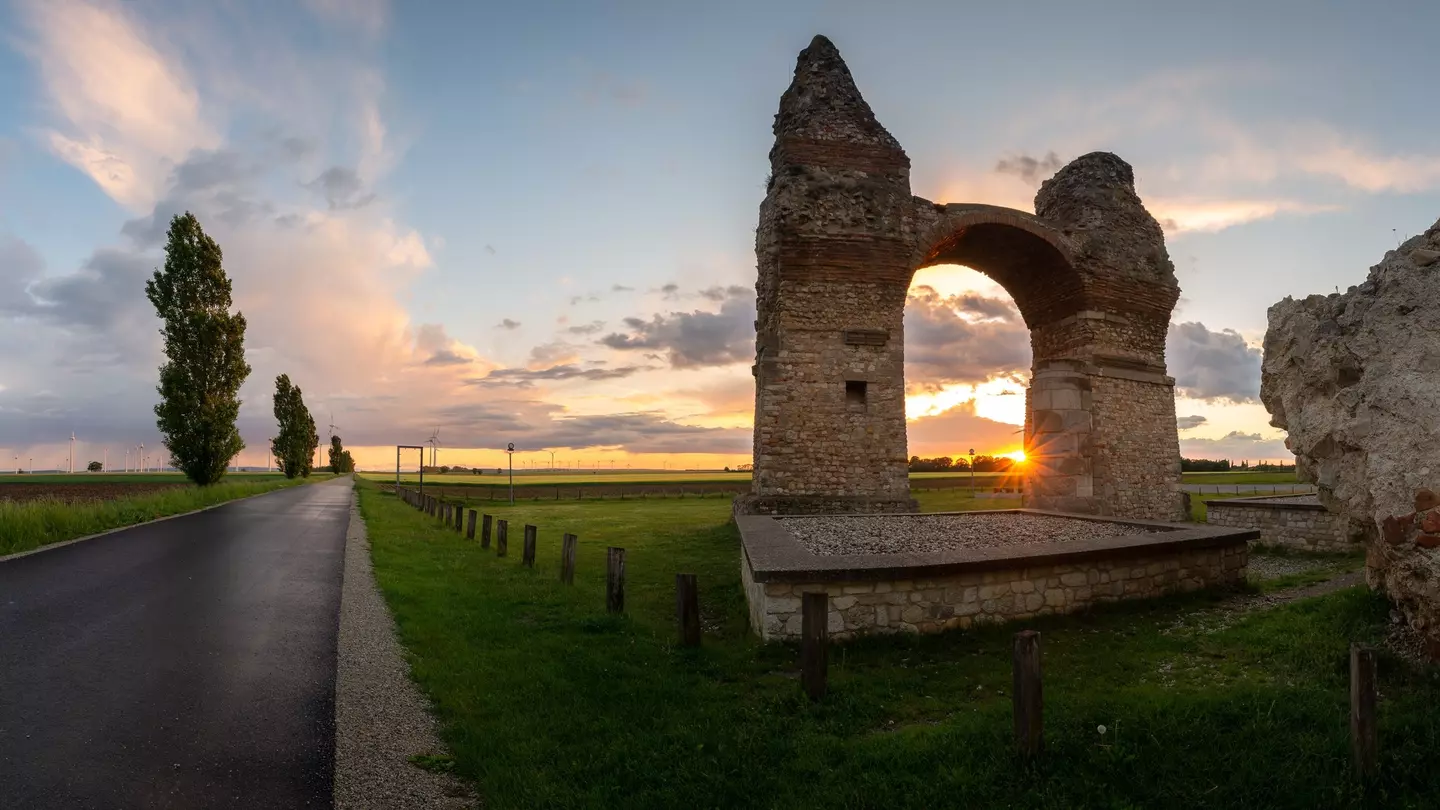 The monumental Heidentor (“Heathens Gate”) towers over the site of Carnuntum in Lower Austria © Guniva / Shutterstock