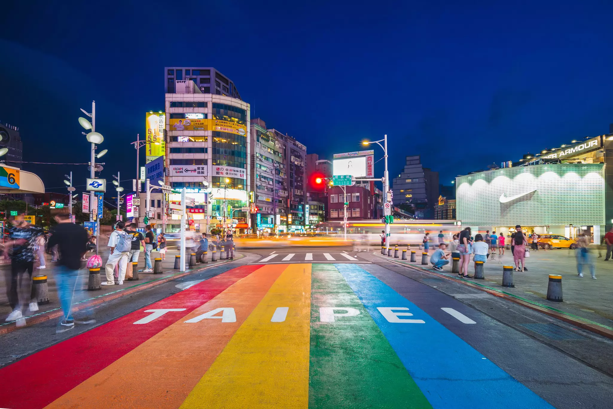 Ximen is a popular neighborhood for Taipei's LGBTIQ+ community © Richie Chan / Shutterstock
