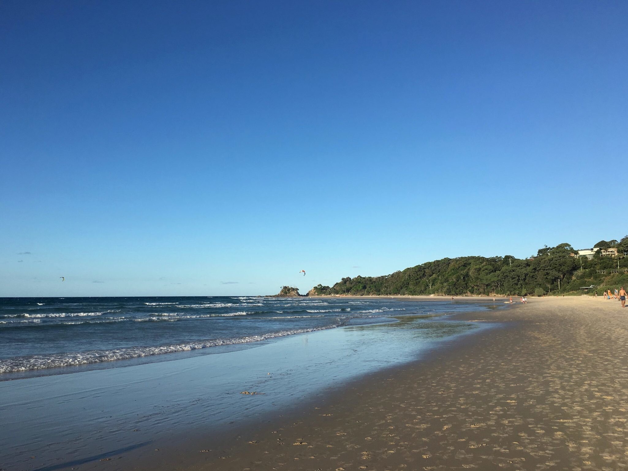 Clarkes Beach falls between Main Beach and The Pass. Byron Bay, Australia.
