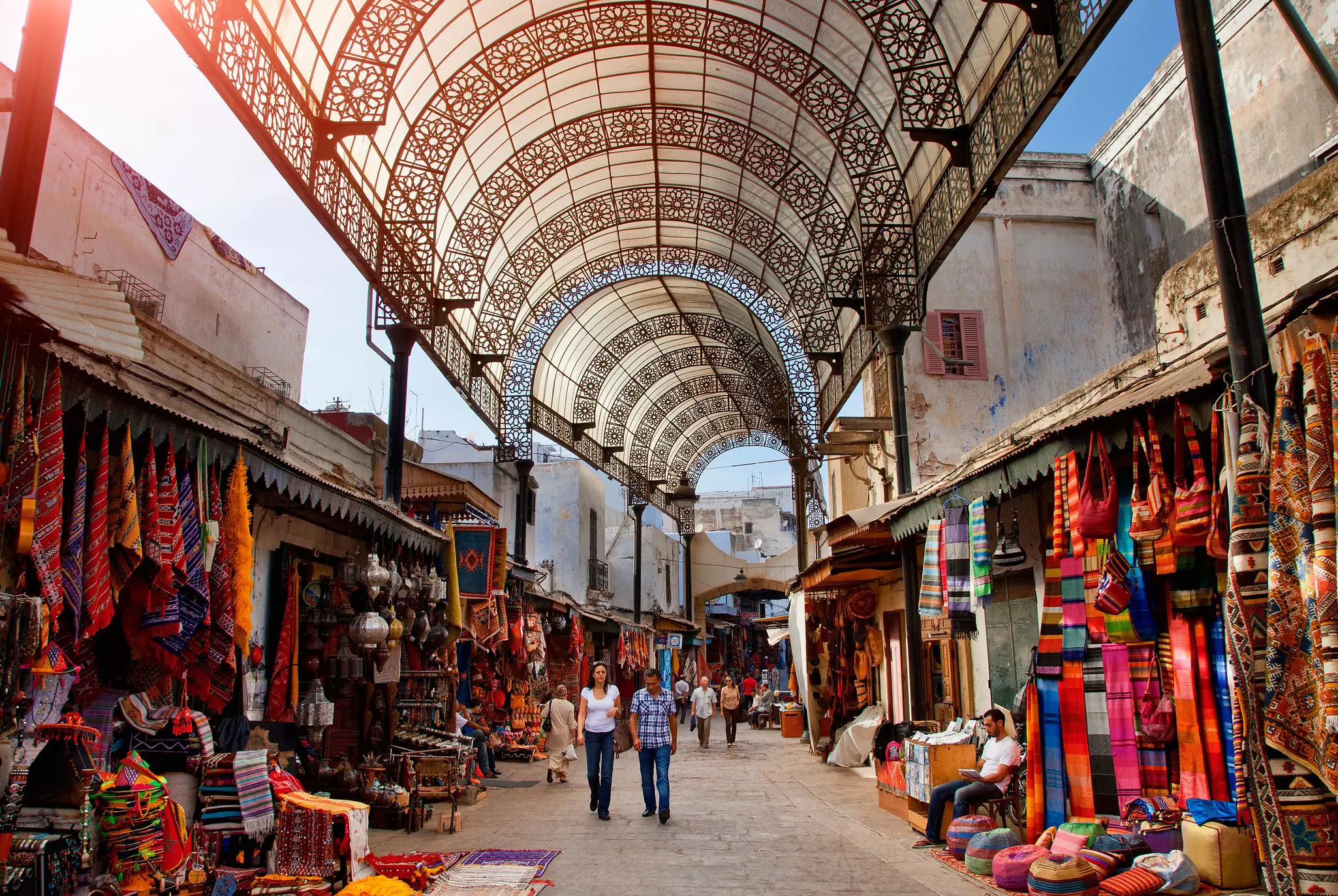 Shop for local treasures in the medina on Avenue des Consuls in Rabat © Hemis/Alamy