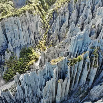 The spectacular Putangirua Pinnacles near Ngawia appeared in the “Lord of the Rings” films. Adam_photos/Shutterstock