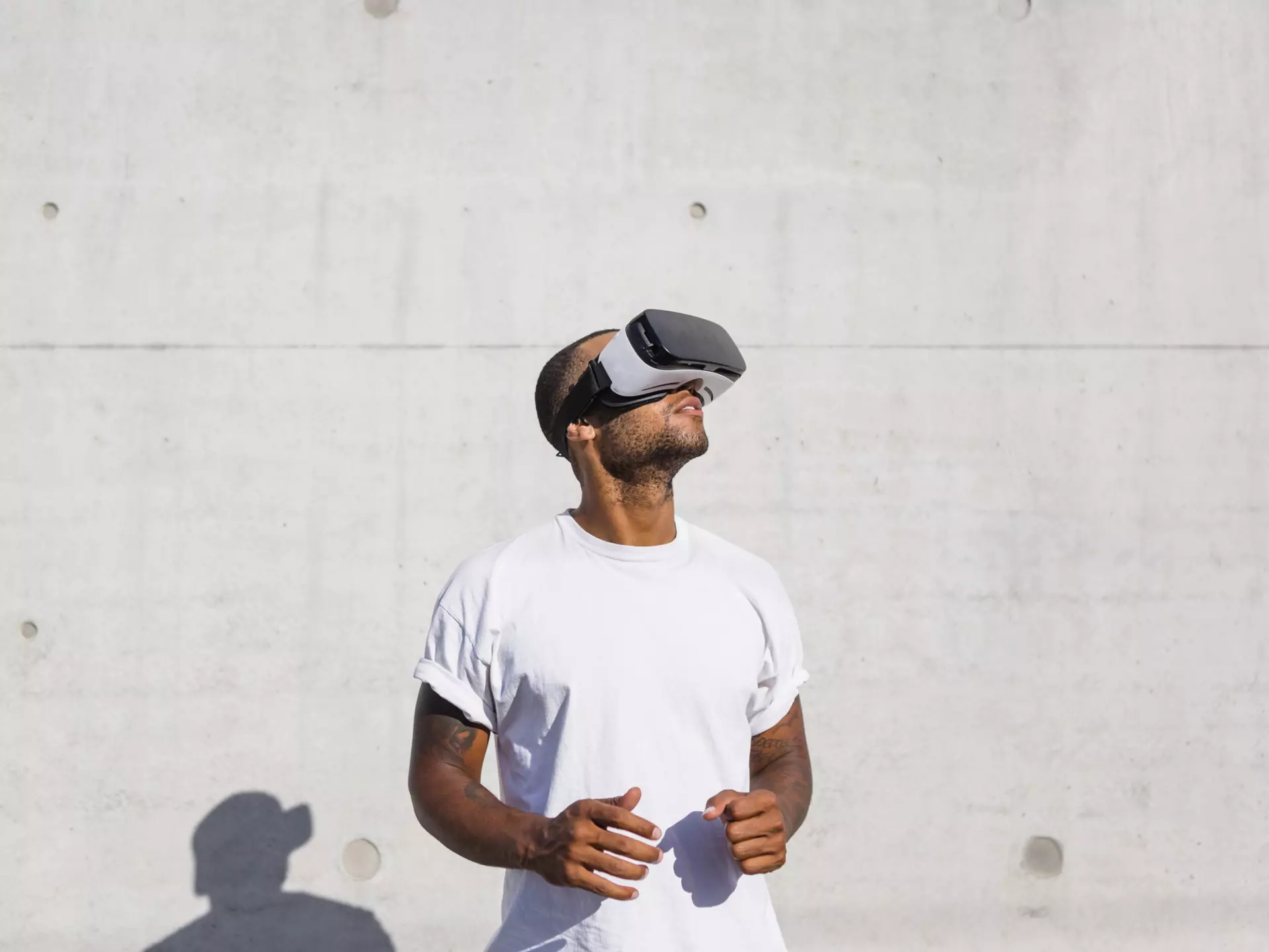 Once a niche, virtual travel is now a necessity
Virtual Reality Glasses, man, Virtual Reality, cyber glasses, people, Adults, discovering, looking, watching, t-shirt, hightech, relaxation, relaxed, new, 3D, Experience, Exploration, leisure, Future, Innovation, Concentration, senses, eyes obscured, digital, sunlight, tattoo, outdoors, shadow, day, technology, high tech, using, waist up, casual, copy space, Discovery, Sensory Perception, research, futuristic, looking away, looking up, concrete wall, virtual, entertainment, consumer electronics, grey background, 3D Glasses, attention, invention, gamer, young man, one person, 25-29 years, Mixed Race Person, beard, stubble, Italy, experiencing, sunshine, style, body art, wall, glasses, young adults, Millennials, 20-30 years, Photography, Color Image