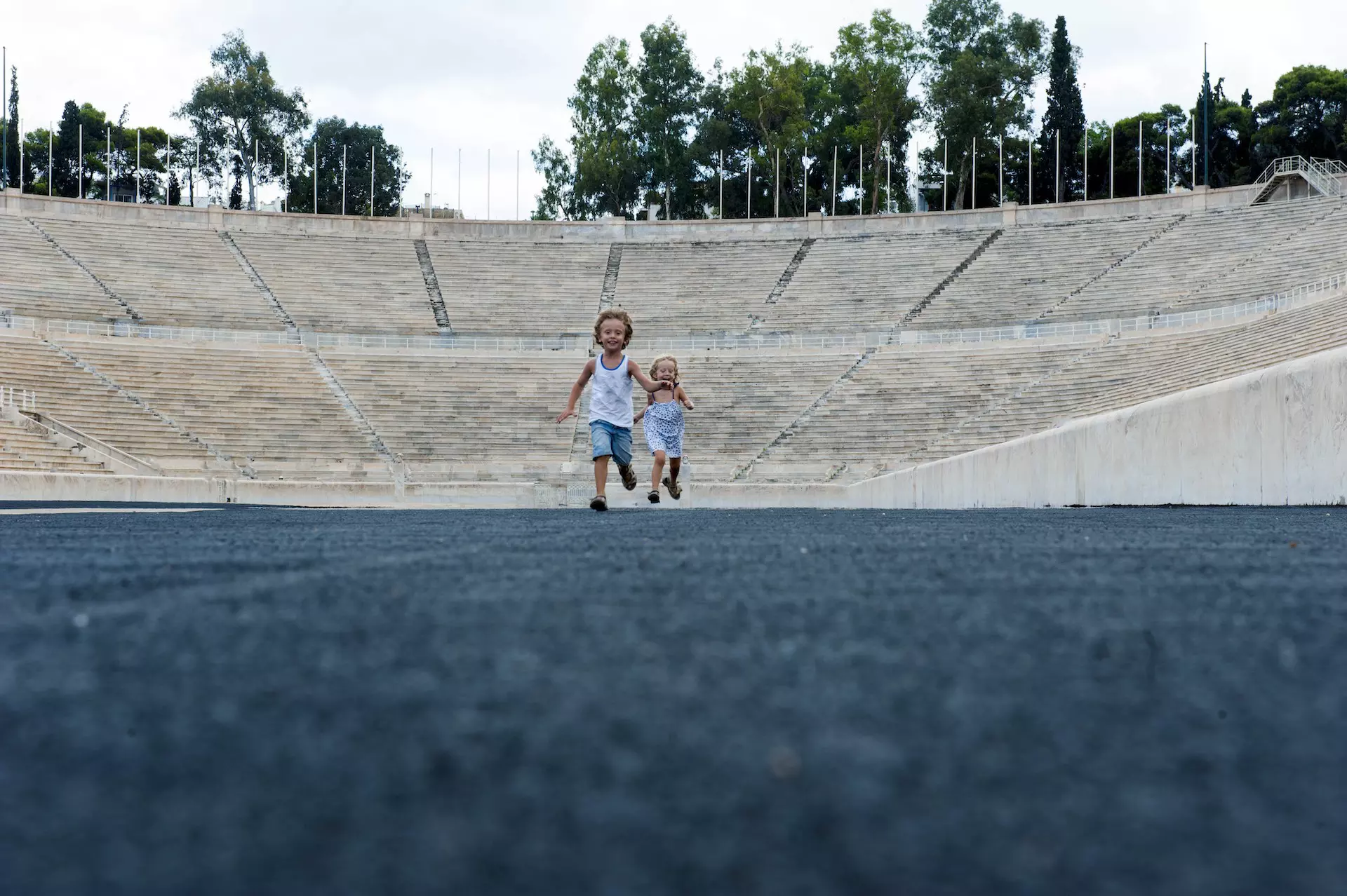 If you are organized and active, you can register for a free morning jog at Athens’ Panathenaic Stadium © Fernando Vazquez Miras / Getty Images
