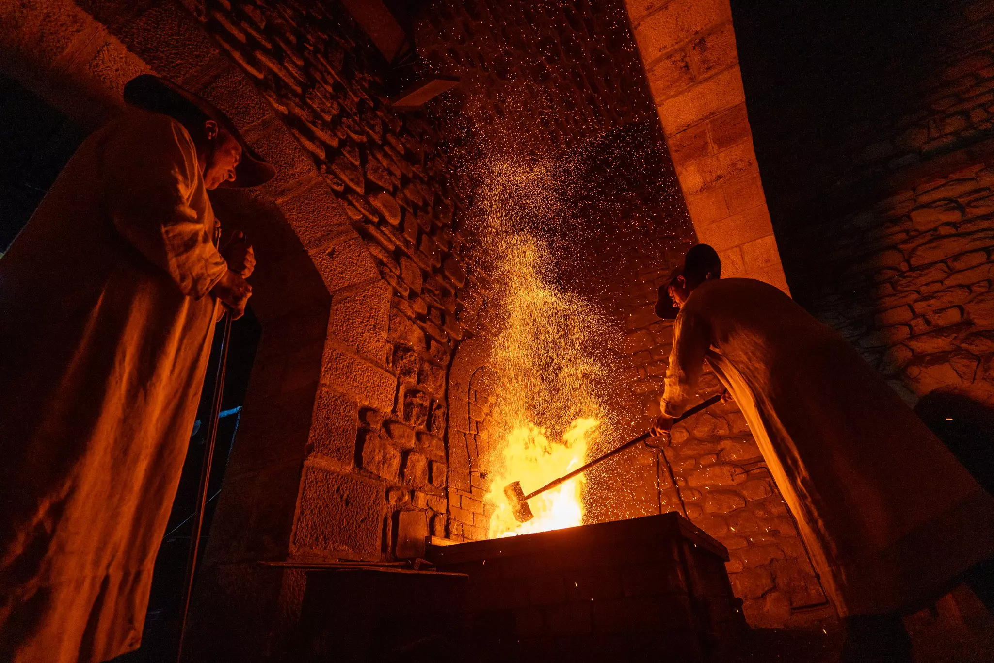 The Mirandaola Ironworks is one of the oldest foundries in the Basque Country. Workers here still wear outfits from the 16th century. Blake Horn for Lonely Planet
