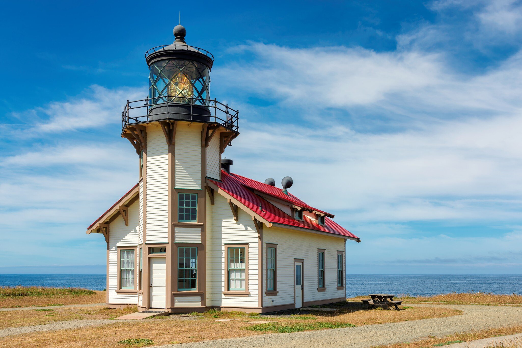 Point Cabrillo Light Station State Historic Park, Mendocino County, California.