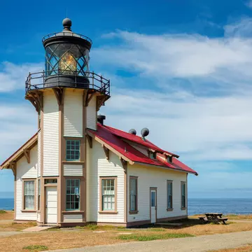 Point Cabrillo Light Station State Historic Park, Mendocino County, California.