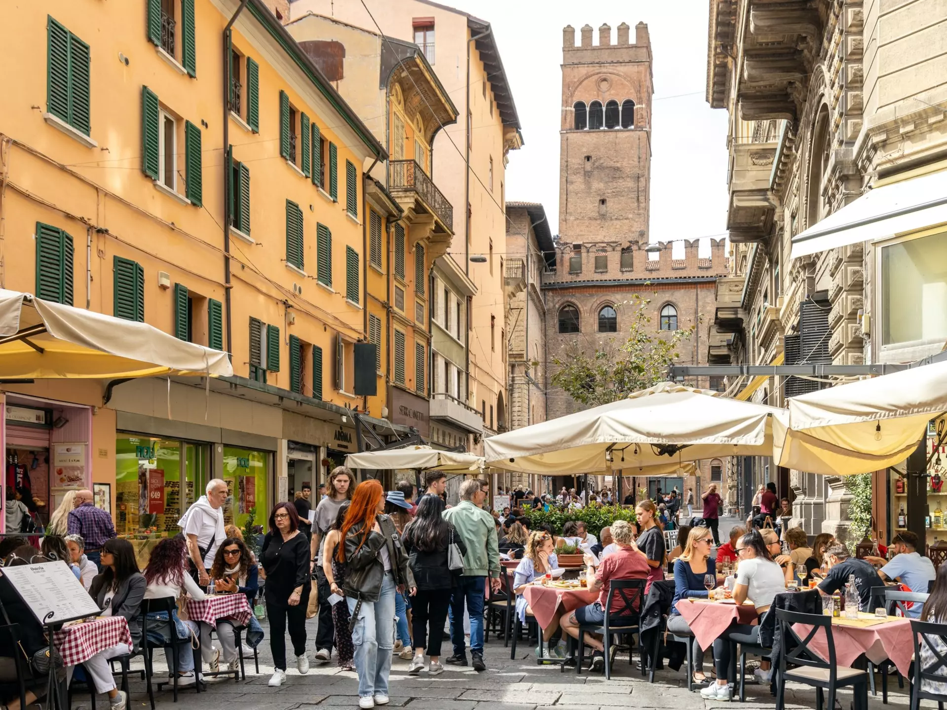 Find the best places to dine in Bologna's city center and beyond, including secret spots on the outskirts of town. Shutterstock