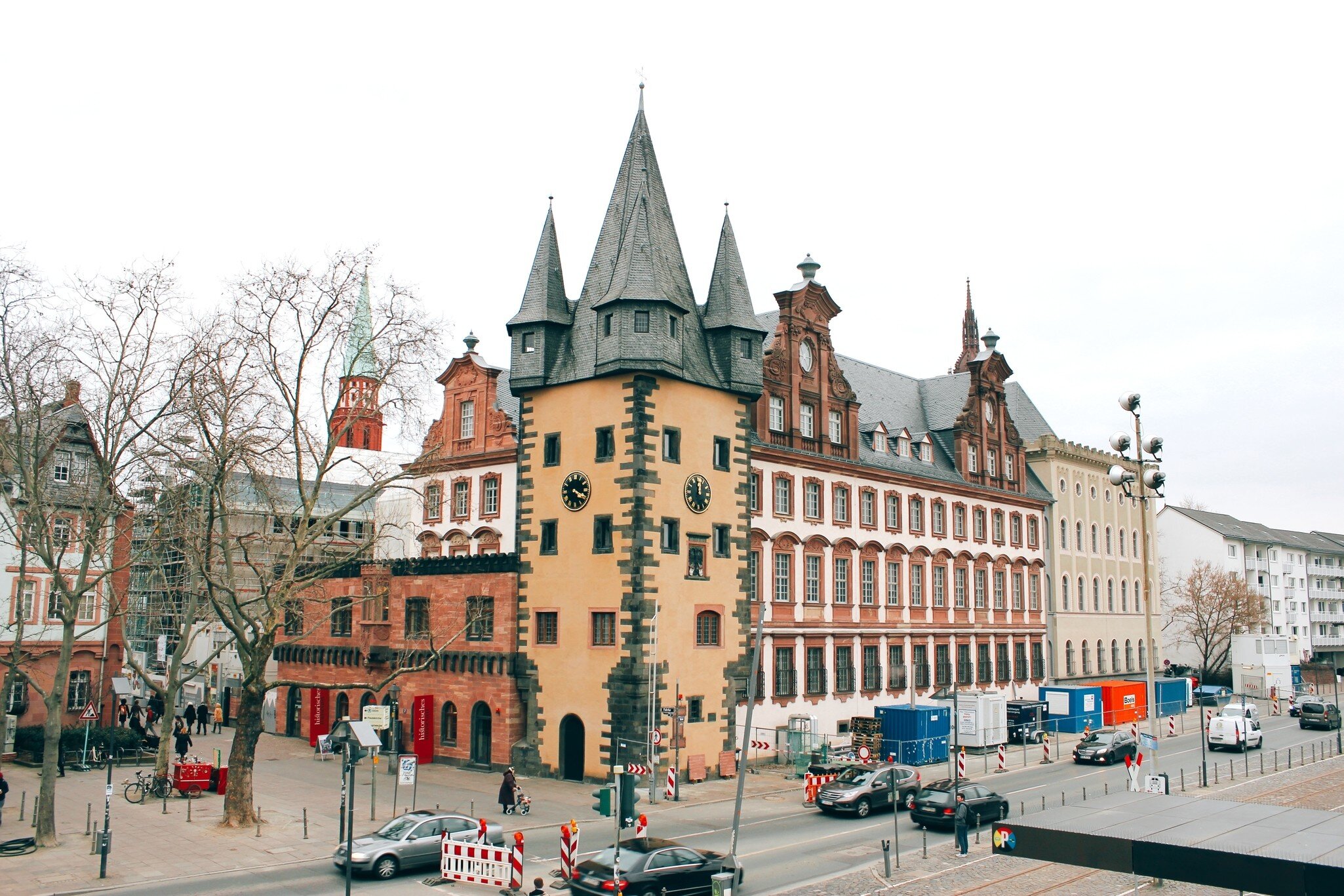Exterior of the History Museum, Historisches Museum, in Frankfurt, Germany.
