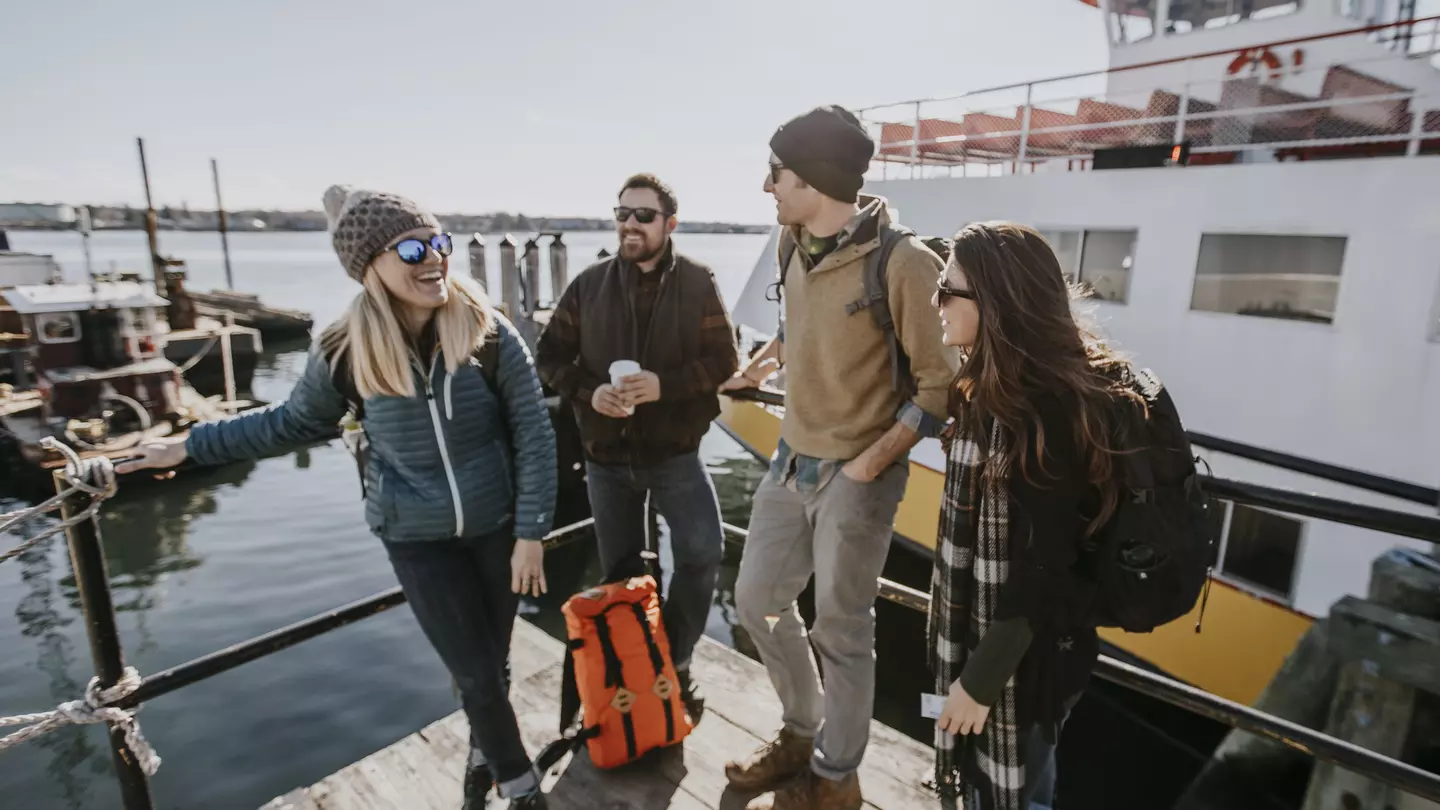 Enjoy the lively waterfront in Portland, Maine's biggest city © Cavan Images / Getty Images