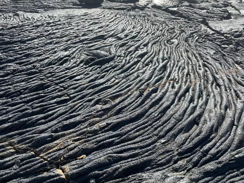 Lava terrain on Santiago Island